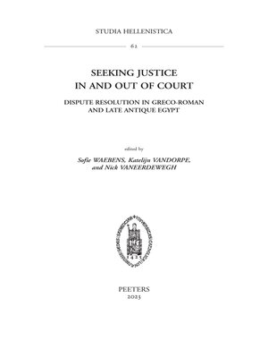 cover image of Seeking Justice in and out of Court